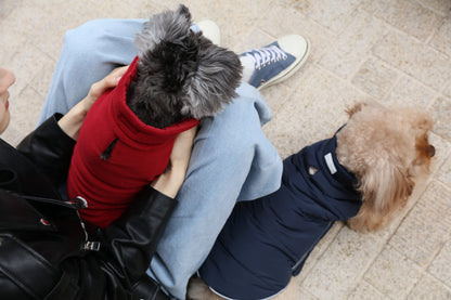 Reversible Dog Vest Jacket - Red